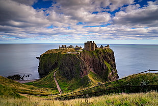 photo of landmark, dunnottar castle HD wallpaper