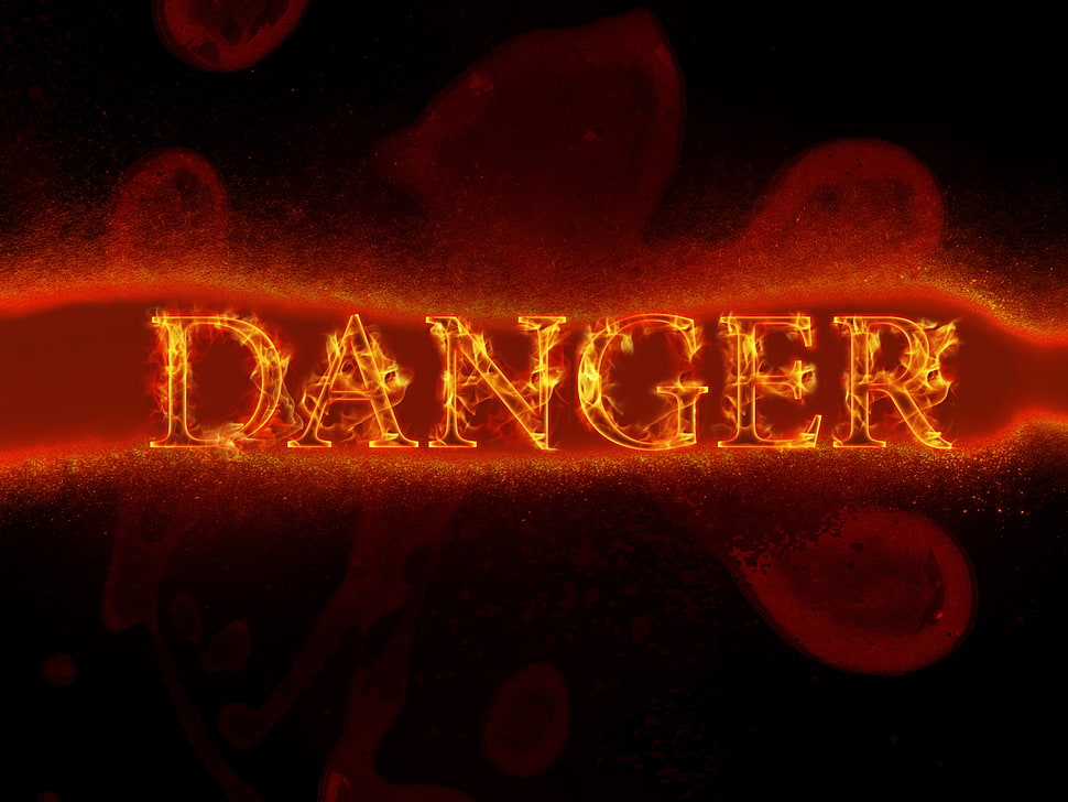 Danger wall paper HD wallpaper