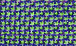 green and blue stripe pattern