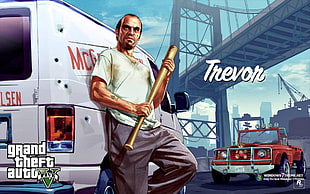 Grand Theft Auto V Trevor poster