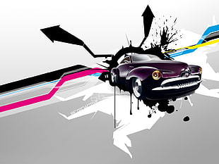 purple coupe poster