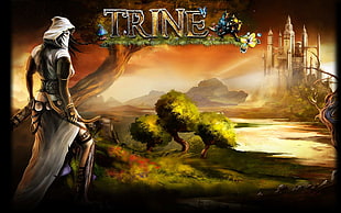 Trine digital wallpaper