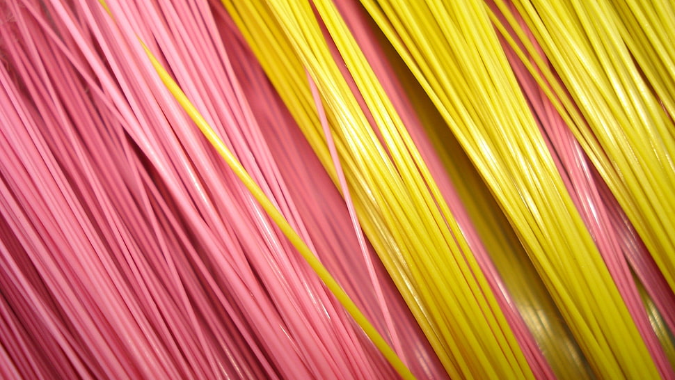 pink and white cables HD wallpaper