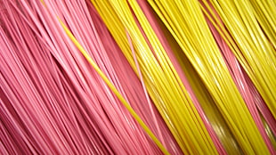 pink and white cables HD wallpaper