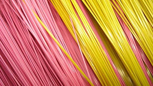 pink and white cables HD wallpaper