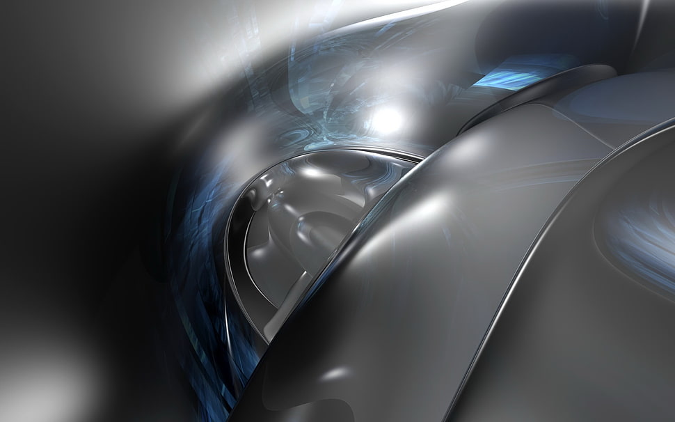 Gray,  Ball,  Sheet,  3d graphics HD wallpaper