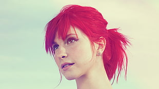 Hayley Williams of Paramore, Hayley Williams, redhead, women, face