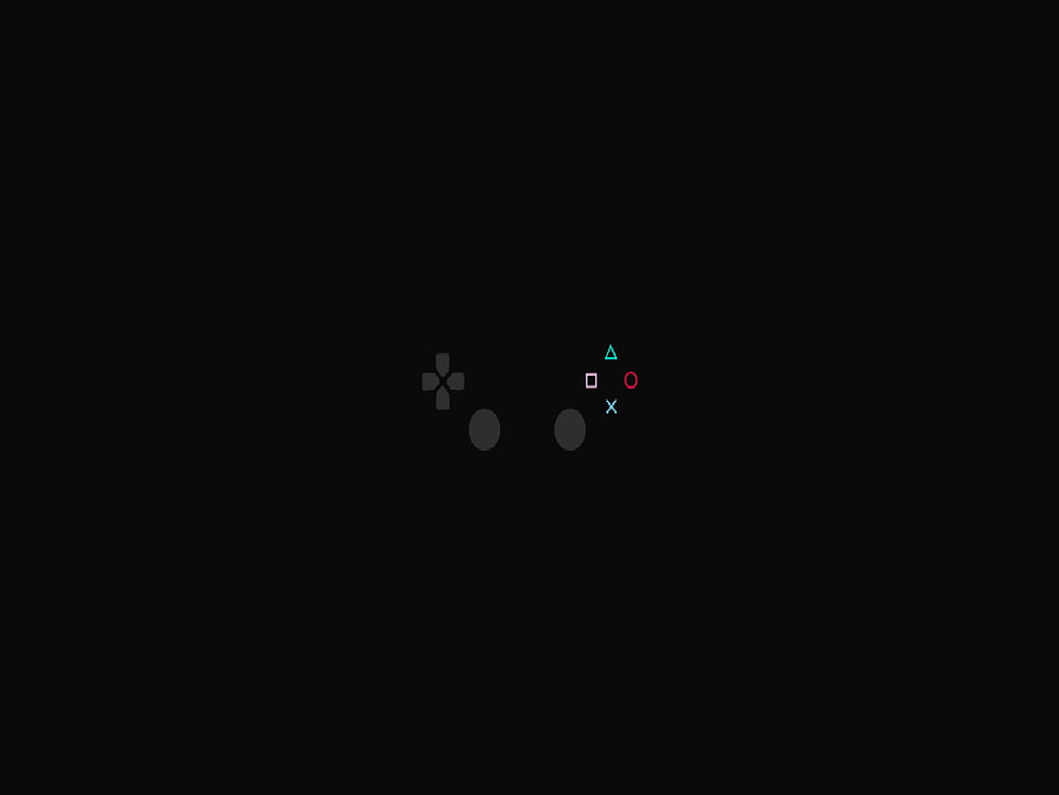 game controller digital wallpaper, PlayStation 2, minimalism HD wallpaper