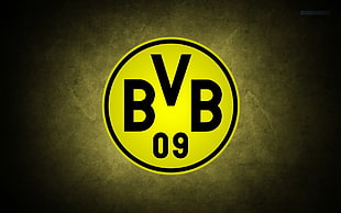 BVB 09 logo, Borussia Dortmund, sports club, Bundesliga, soccer clubs HD wallpaper