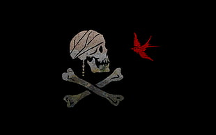Pirates of the Caribbean, Jack Sparrow, Pirate Flag HD wallpaper