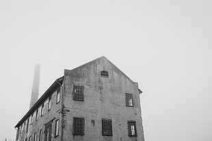 gray concrete building, Alcatraz, San Francisco, San Francisco Bay