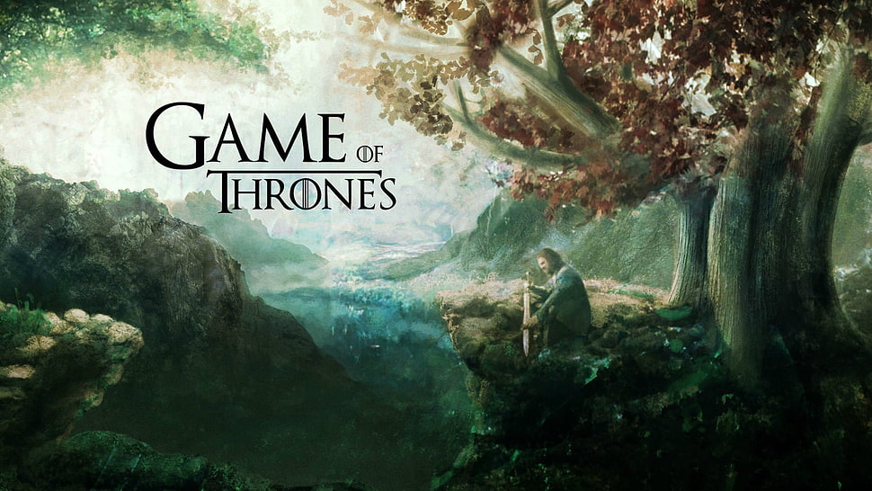 Game of Thrones cover, Game of Thrones, Ned Stark, Winterfell HD wallpaper