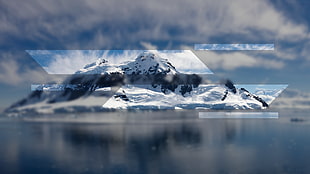 mountain photo, landscape, ice, mountains, icsberg