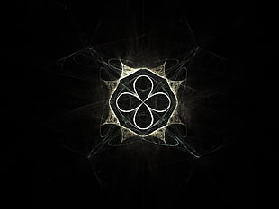 white abstract artwork digital wallpaper