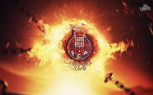 FCP illustration, F.C. Porto, soccer clubs, photo manipulation HD wallpaper