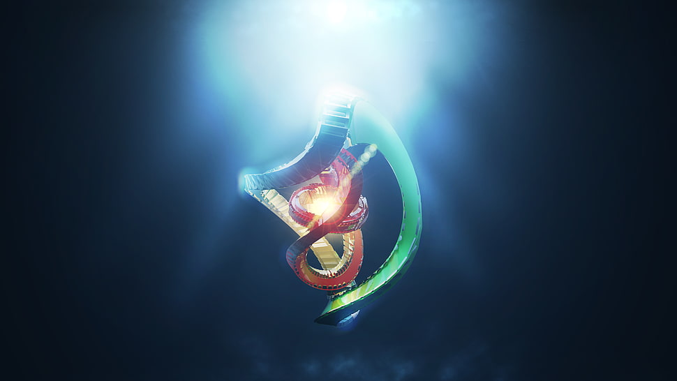 Spiral,  Render,  Radiance,  Shine HD wallpaper