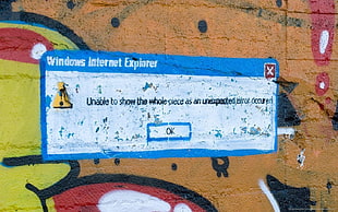 Windows Internet Explorer painting HD wallpaper