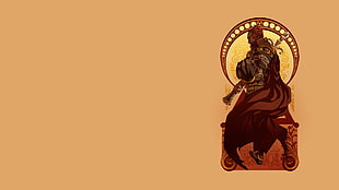 male wearing brown suit illustration, The Legend of Zelda, Ganondorf