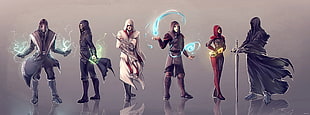 Dishonored, Assassin's Creed, Mass Effect, The Elder Scrolls HD wallpaper