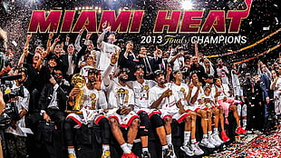 NBA Miami Heat 2013 Finals Champions, NBA, basketball, Miami Heat, Miami HD wallpaper