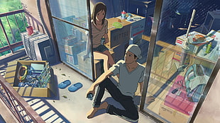 anime scene, The Garden of Words, detailed, rest, summer HD wallpaper