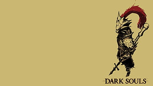 Dark Souls logo, Dark Souls, ornstein, video games, minimalism HD wallpaper