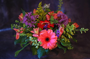 tilt lens photography of flower arrangement