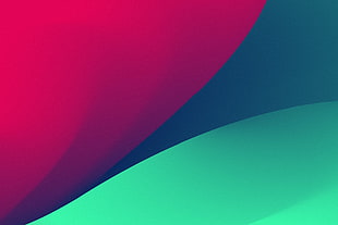 green and red artwork, abstract, gradient, shapes, colorful HD wallpaper