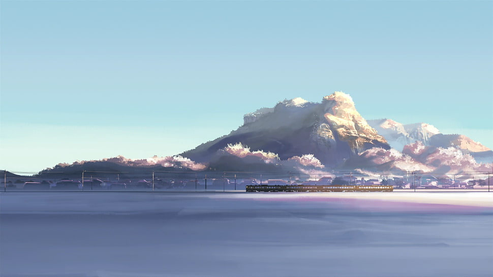 seaside under the clear sky during daytime HD wallpaper