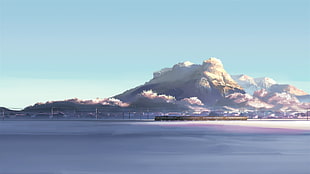 seaside under the clear sky during daytime HD wallpaper