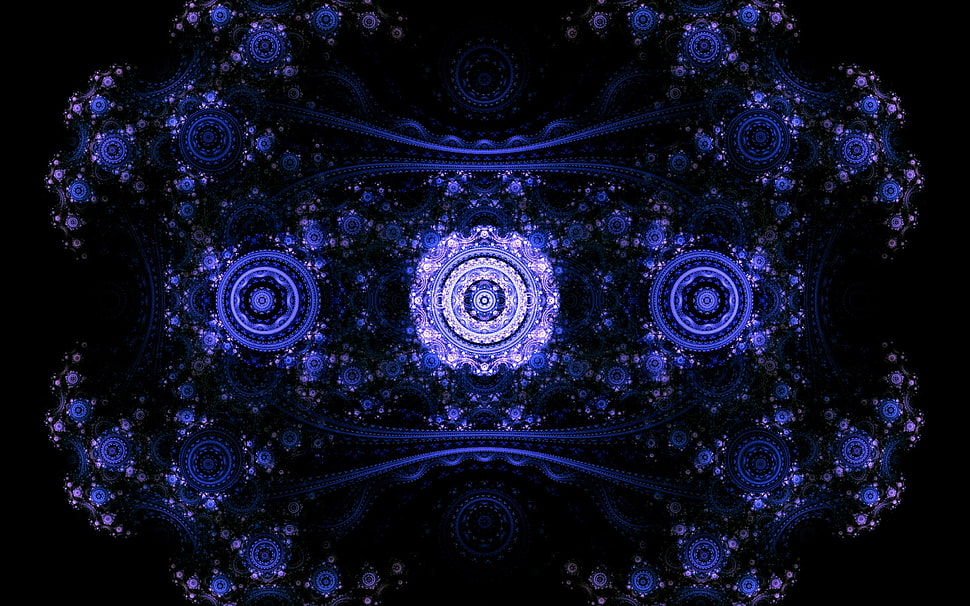 purple and white kaleidoscope HD wallpaper