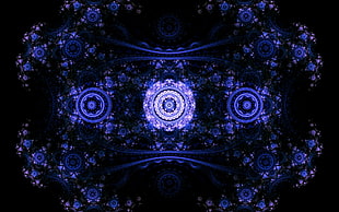 purple and white kaleidoscope