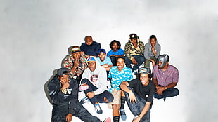 group of people taking photos, hip hop, Odd Future