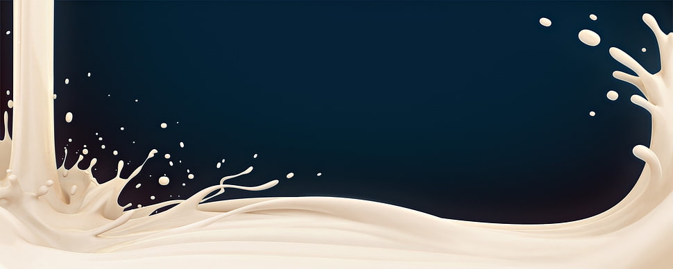 milk illustration, liquid HD wallpaper