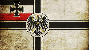 black and red logo, German Army, fascists HD wallpaper