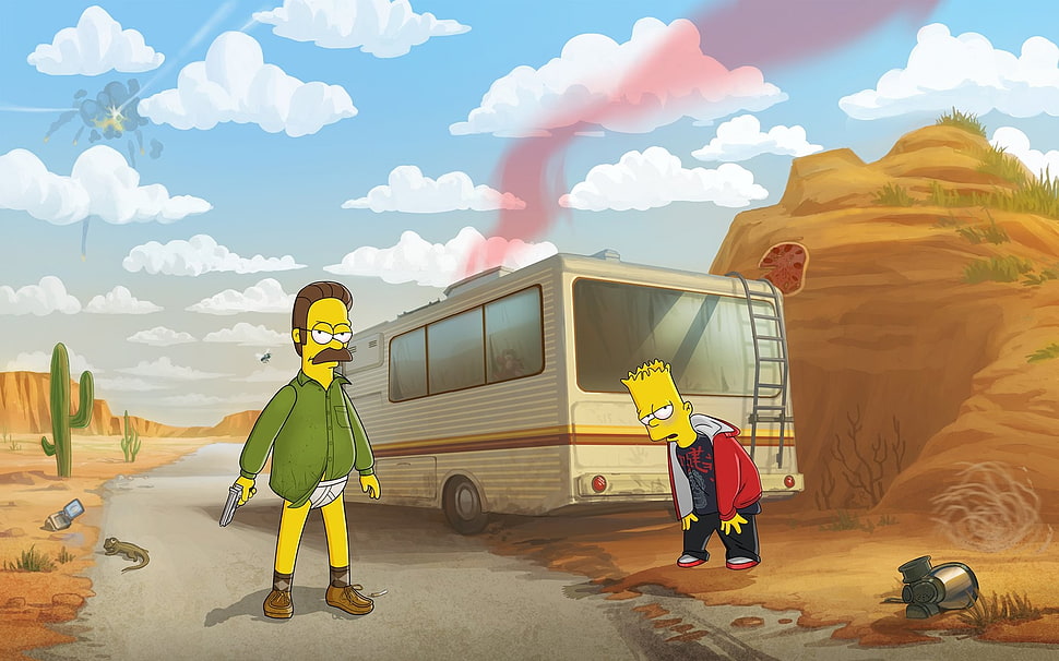 The Simpsons breaking bad HD wallpaper
