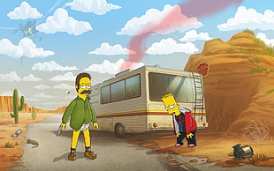 The Simpsons breaking bad