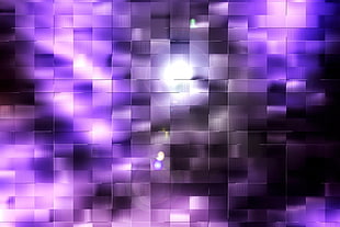 purple and black digital wallpaper