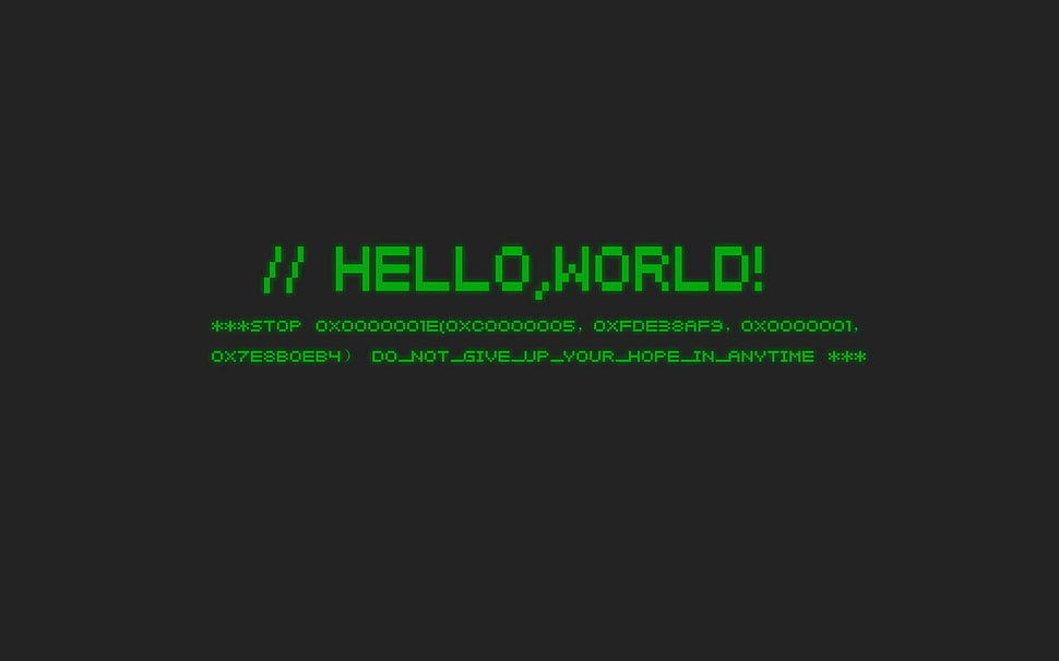 minimalism, code HD wallpaper