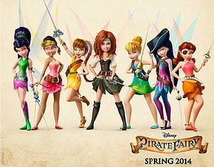 Disney fairy character illustrations