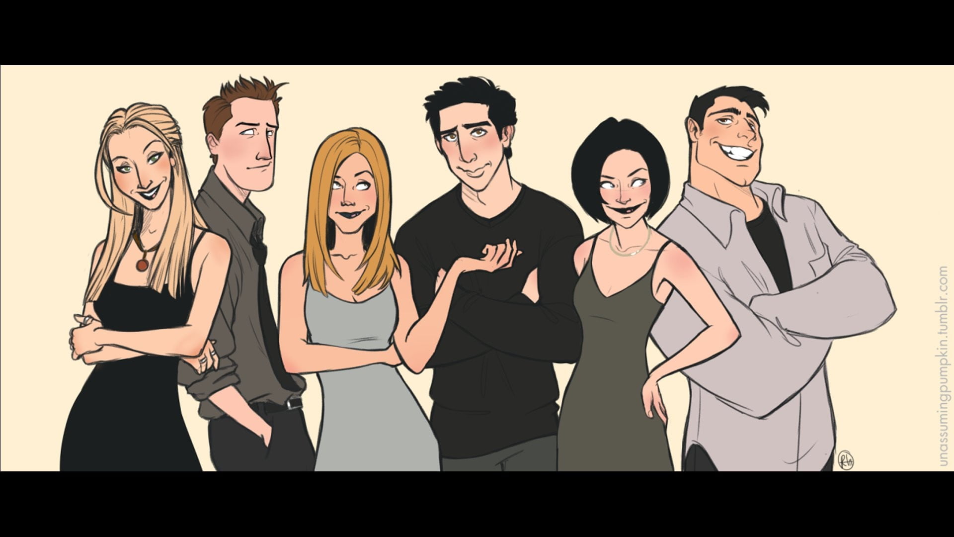 2160x1440 resolution | group of people illustration, Friends, cartoon