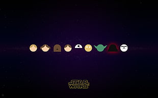Star Wars characters digital wallpaper