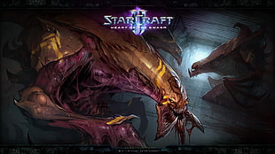 Star Craft Heart digital wallpaper, Starcraft II HD wallpaper