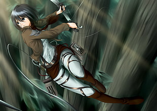 Mikasa Attack on Titan poster
