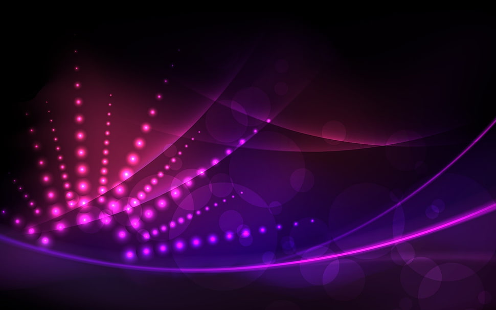 purple light bokke HD wallpaper