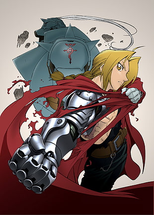 Full Metal Alchemist main character illustration