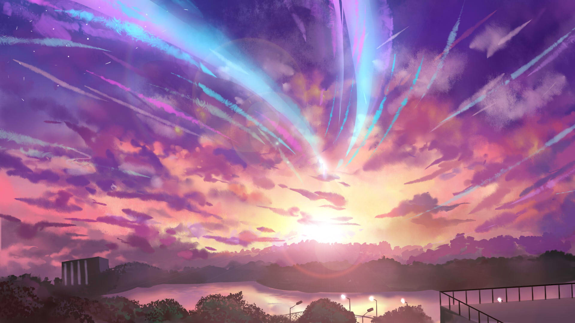 Your Name wallpaper, 呓 语 青 芒, landscape HD wallpaper.