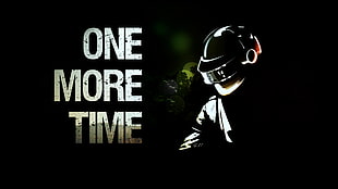 One More Time digital wallpaper, Daft Punk, songs