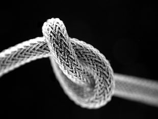 gray rope, knot HD wallpaper