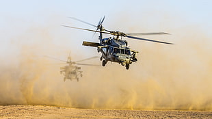 grey helicopter, Helicopter, Black Hawk, US Army HD wallpaper